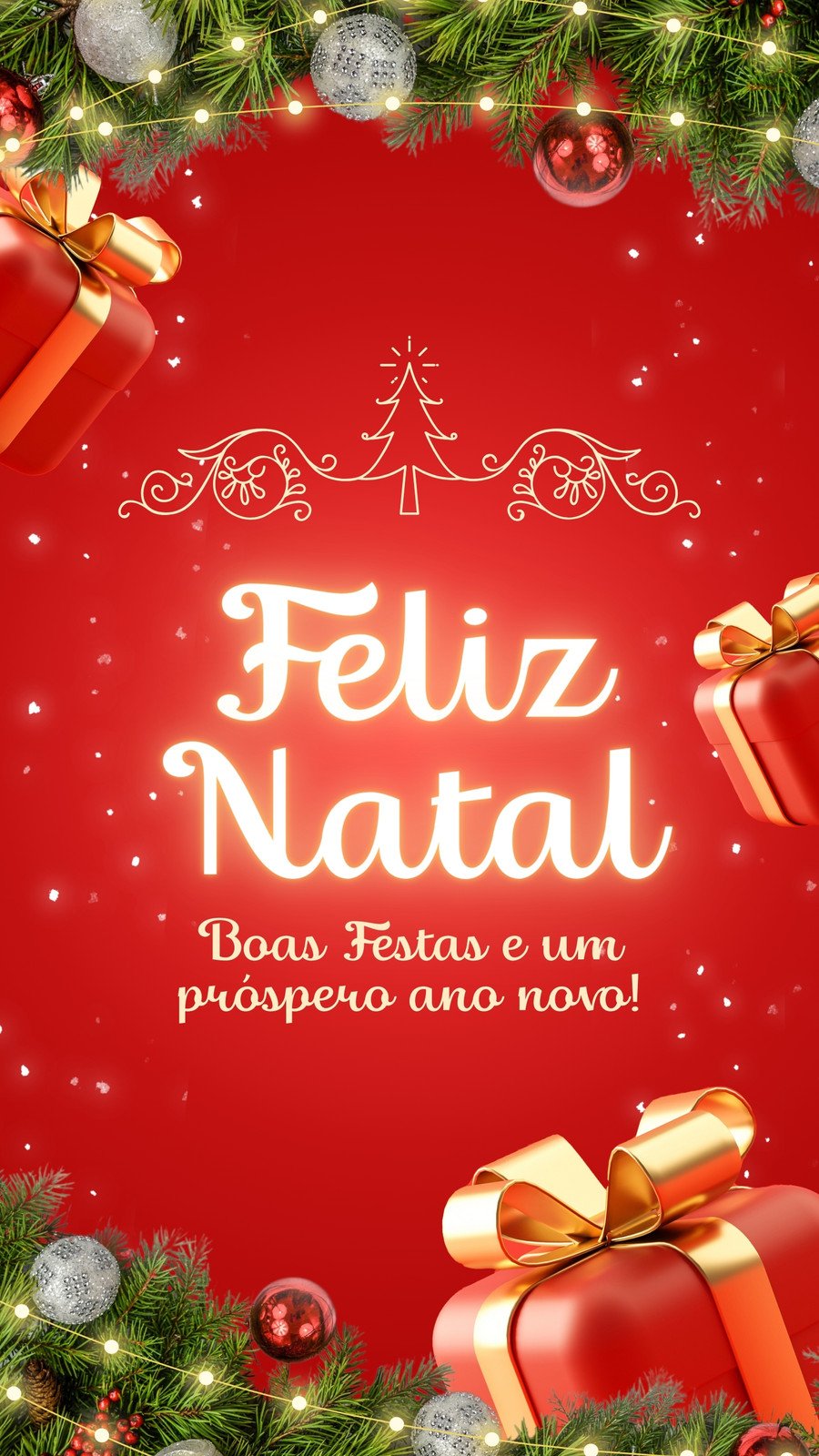 Feliz Natal! Mensagem para uma pessoa ou grupo. WhatsApp/Facebook